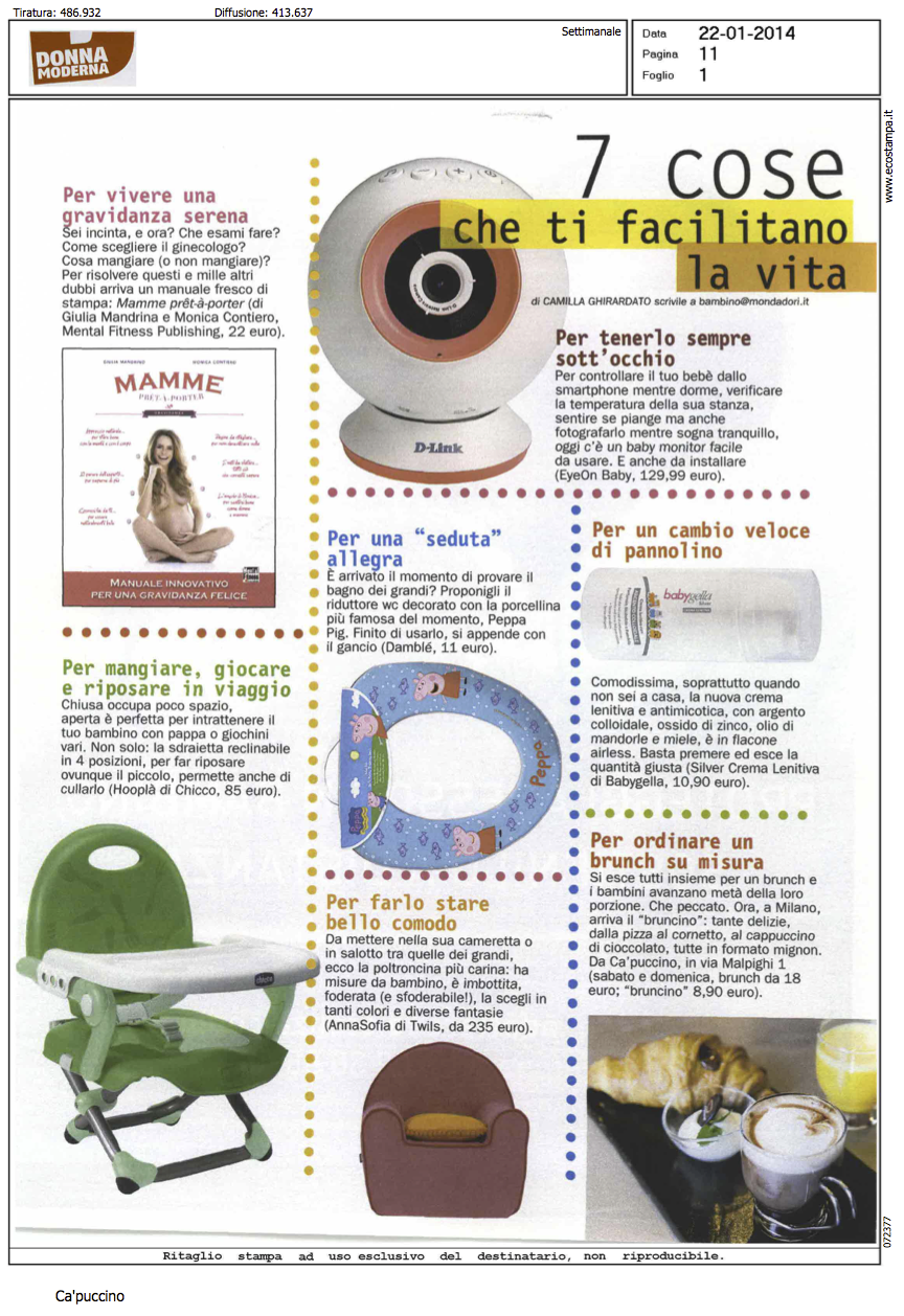 Donna Moderna
Gennaio 2014