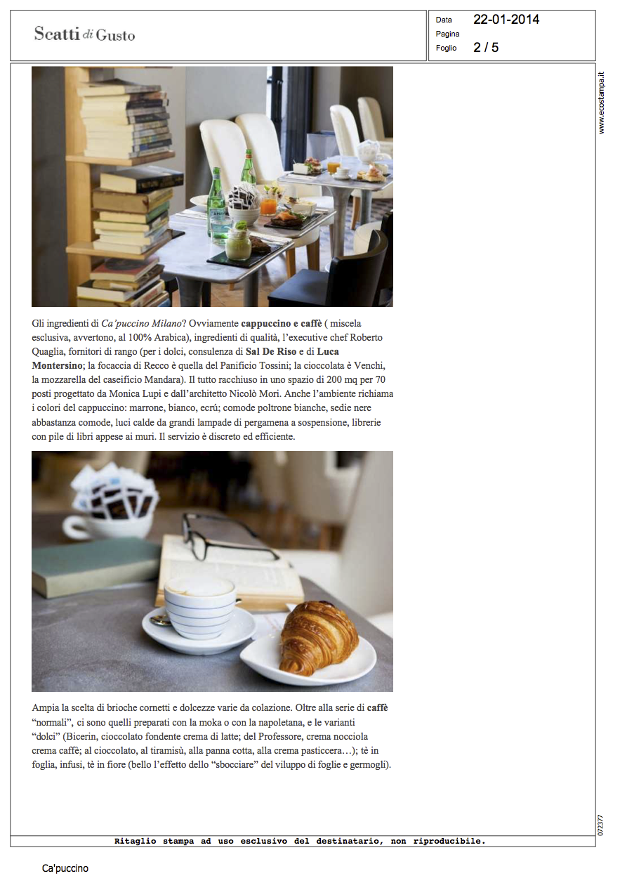 ScattiDiGusto
Gennaio 2014